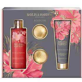 Baylis & Harding Boudoire Tropical Paradise Gift Set för kropp Banana, Peach Orange Blossom female