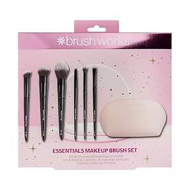 Brushworks Essentials Makeup Brush Set Complexion Borstuppsättning med väska