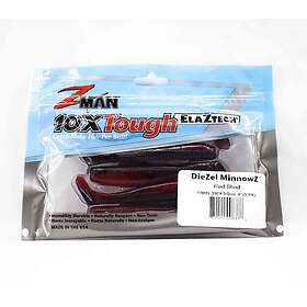 Z-Man Mjuk bete DIEZEL MINNOWZ 4"" Red Shad 5st