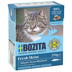 Bozita Feline Grain Free Tetra Bitar i gelé Makrill 6x370g