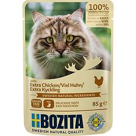 Bozita Feline Grain Free Extra Kyckling i sås 12x85g