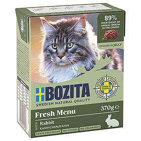 Bozita Feline Grain Free Tetra Bitar i gelé Kanin 6x370g