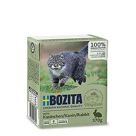 Bozita Feline Grain Free Tetra Bitar i sås med Kanin 6x370g