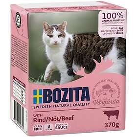 Bozita Feline Grain Free Tetra Bitar i sås med Nötkött 6x370g