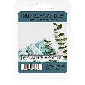 Kringle Candle Eucalyptus & Cotton vaxsmältning 64g