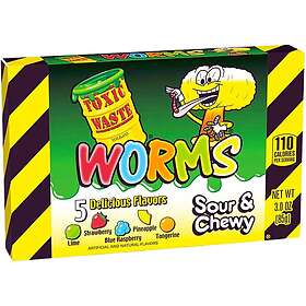 Toxic Waste Sour Gummy Worms 85g