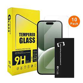 PRO 10-pack skärmskydd i härdat glas för iPhone 16 , Bulk