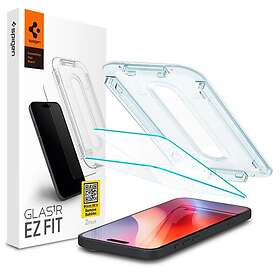 Spigen iPhone 16 Pro Max Glas.tR EZ Fit Skärmskydd i härdat glas, 2 Pack