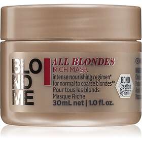 Schwarzkopf Professional Blondme All Blondes Rich Närande mask För grovt hår 30m