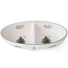 Spode Christmas Tree Large Divided Server Bowl