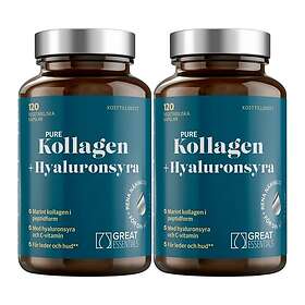 Great Essentials Pure Kollagen Hyaluronsyra 120k