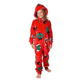 Hohoho Röd Onesie för Barn 2-4 år (98/104)