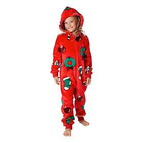 Hohoho Röd Onesie för Barn 6-8 år (122/128)