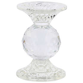 Chic Antique Denmark Ljusstake Glaskristall Stor