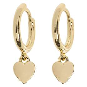 Timi Of Sweden Sutton Classic Heart Hoop Earrings