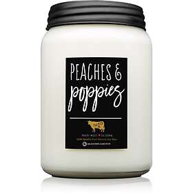 Milkhouse Candle Co. Farmhouse Peaches & Poppies Scented Candle Mason Jar 737g