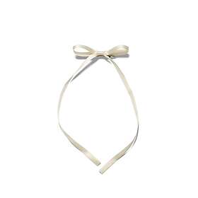 KICKS Mini Hair Clip With Bow White