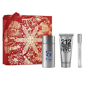 Carolina Herrera 212 Men NYC Parfymset (100ml edt, 10ml edt, 100ml after shave gel)