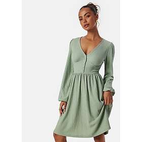 Bubbleroom Structure Button Short Dress