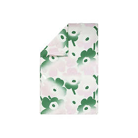 Marimekko Unikko Häivähdys Påslakan Rosa Grön Off-white, 150x210 cm