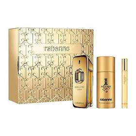 Paco Rabanne Million Gold Parfymset (100ml edp Intense, 150ml deodorant, 10ml In