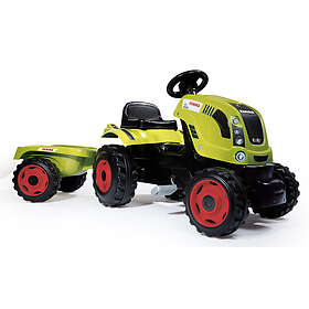 Smoby Claas Farmer Traktor Med Släp XL