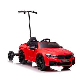 Lean Toys Cars Bmw M5 Batteribil Med Plattform För Förälder Rödlackerad