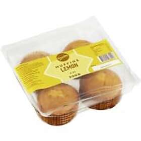 Dazzley Lemon Muffins Citron Muffins 4-pack 300g