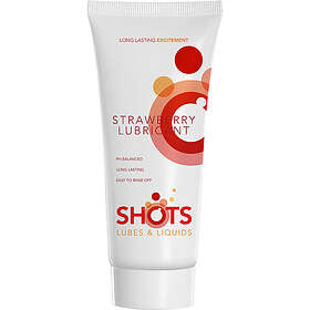 Shots Lubes & Liquids : Strawberry Lubricant, 100ml