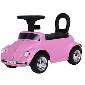 MegaLeg Vw Beetle Classic Walking Car Med Läderstol, Rosa