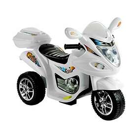 Lean Toys Sport Trehjulig Uppladdningsbar Motorcykel Vit Bjx-88 BJX-88