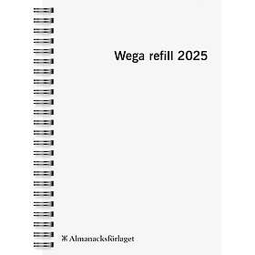 Adlibris Kalender Wega Refill 2025 Almanacksförlaget