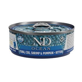 Farmina N&D Cat Ocean Tuna & Pumpkin Kitten 70g