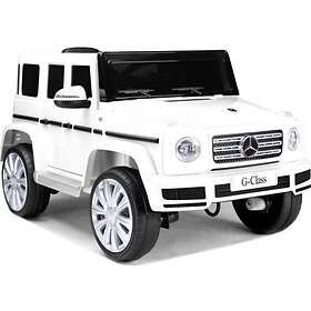 Lean Toys Cars Elbil För Barn Mercedes G500 Vit