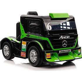 Lean Toys Cars Vienvietis Elektromobilis Vaikams Mercedes-Benz Axor Xmx622, Žalias