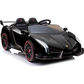 Lean Toys Cars Auto För Lamborghini Veneno Svart Batteri