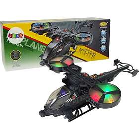 Lean Toys Sraigtasparnis Karinis Milžinas Wings Light Sound Turns Around