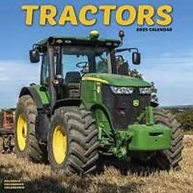 Tractors Calendar 2025 Square Wall Calendar 16 Month