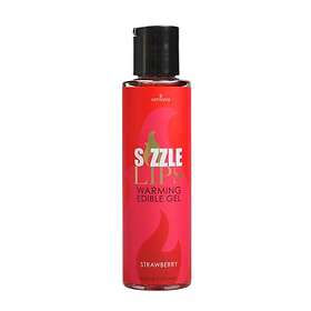 Sensuva Sizzle Lips Värmande Ätbar Gel Jorgubb 125ml