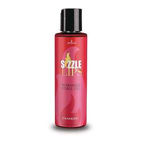 Sensuva Sizzle Lips Strawberry Warming Edible Gel 125ml 7303