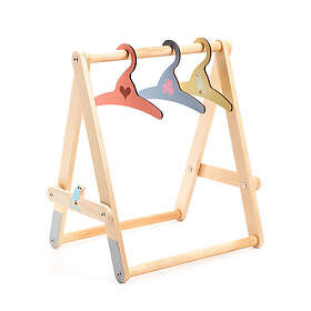 Djeco Clothes Rack & 3 hangers