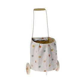 Maileg Trolley Multi dots, Yellow