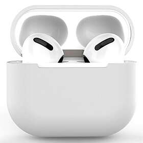 Skalo AirPods 3 Ultratunn Silikon Fodral Vit