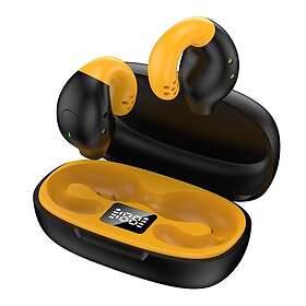 MTK Delfin Ear Clip Hörlurar HiFi Bluetooth Earbuds Svart+Gul