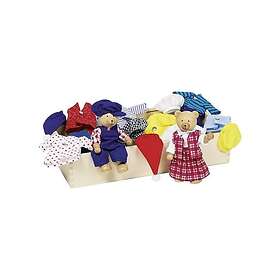 Goki Dollhouse Bear Dolls Clothes