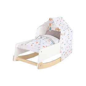 Small Foot Wooden Swing Doll Bed Little Button