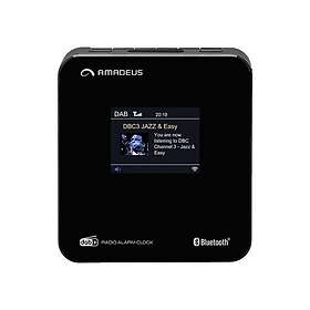 Amadeus Rise FM/DAB+-klockradio med Bluetooth