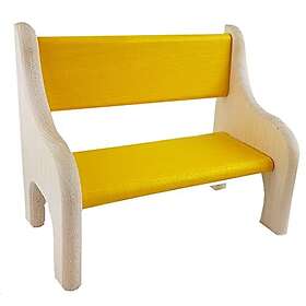 Rülke Holzspielzeug 22680 dockhus tillbehör, träfärger, gul