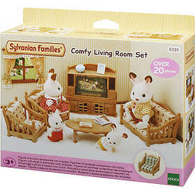 Sylvanian Families Lantliga husets vardagsrum