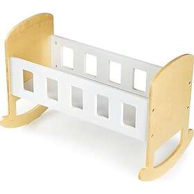 EcoToys Wooden Dolls' Cradle